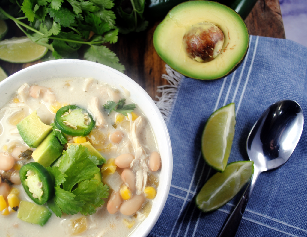 Slow Cooker White Chicken Chili Hungry Momma Nutrition